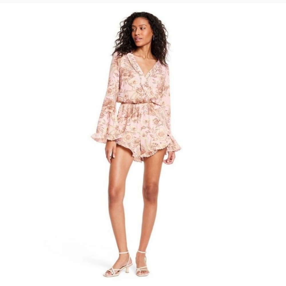 Agua Benita NWT Romper XL Floral